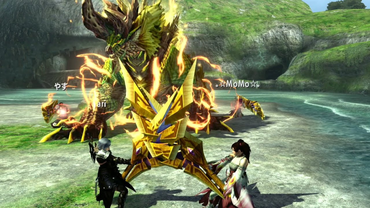 【MHXX】大剣にボールにされた金雷公の末路