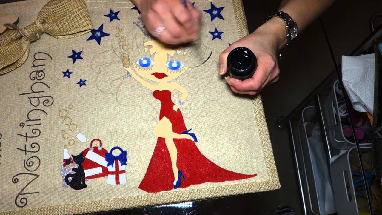 AleciaPink Personalised Jute Bags - How we make them