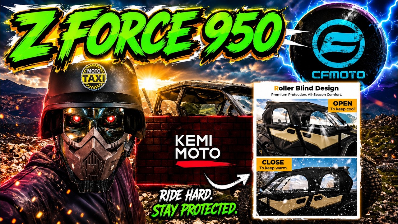 2024 CF Moto ZForce 950 Sport 4 with KemiMoto Enclosure