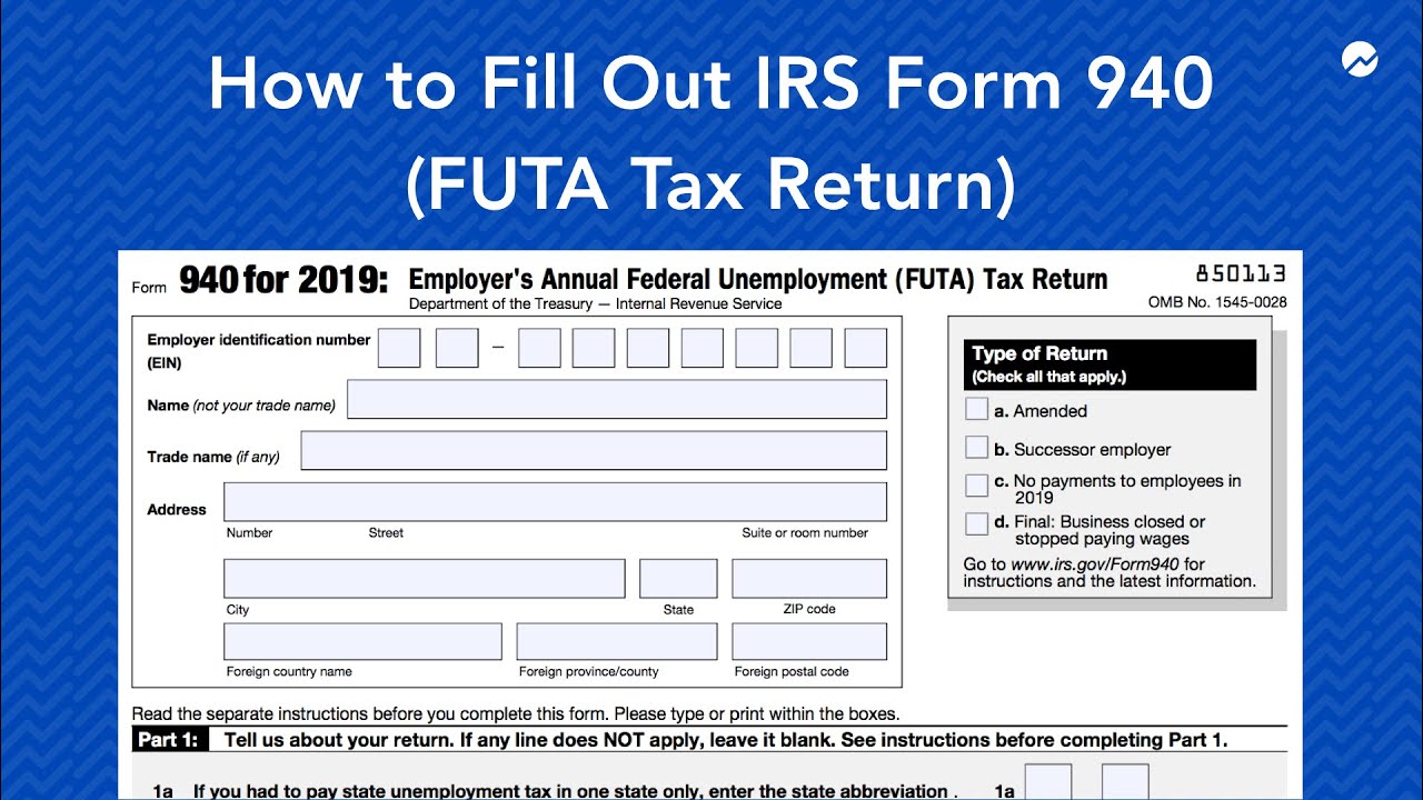 How to Fill out IRS Form 940 (FUTA Tax Return)