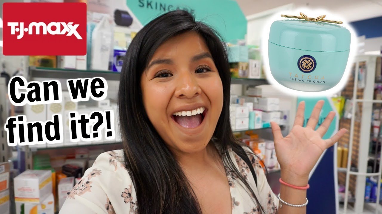 Come Shop With Me: Tatcha Water Cream at TJMAXX?! | High End Makeup Deals