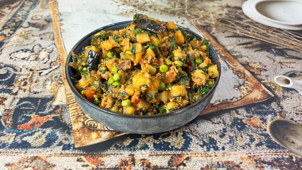 మెంతికూర బఠాణీ ఆలూ వేపుడు | Aloo Methi Matar | Seasonal & Healthy Recipe