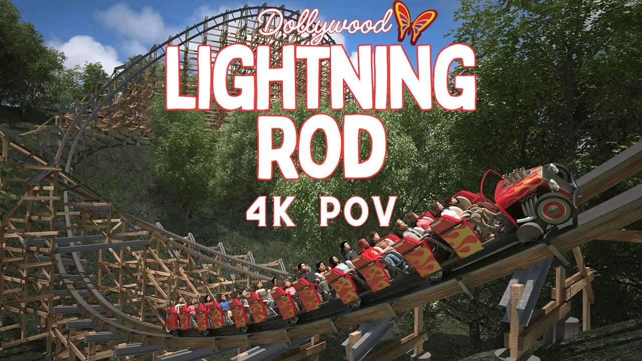 🎢 Lightning Rod Roller Coaster at Dollywood – Extreme Speed, Airtime & Thrills