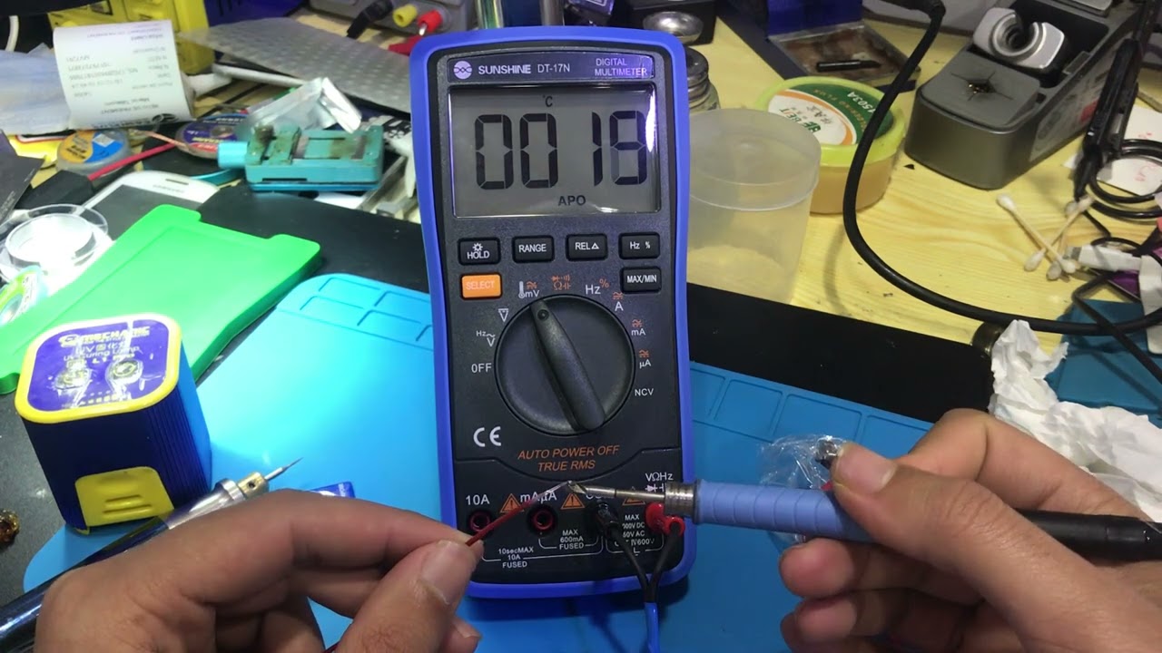 SUNSHINE DT-17N AUTO DIGITAL MULTIMETER I Sunshine DT-17N مراجعة ملتيمتر من شركة سانشاين