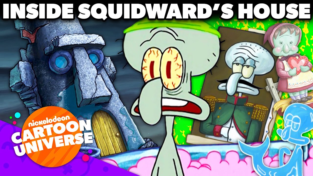 17 MINUTES Inside Squidward's Tiki!🗿 | SpongeBob | Nicktoons