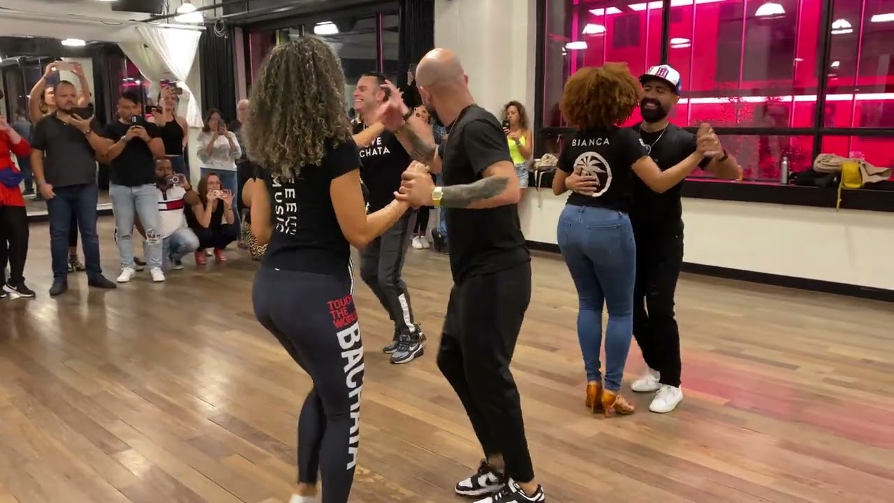 Bachata Workshop Demo (Footwork & Partnership (Music)) - Island Touch Workshop Night - Sept. 25 2022