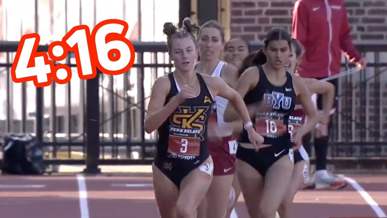 Huge Kick To Win Penn Relays College 1500m