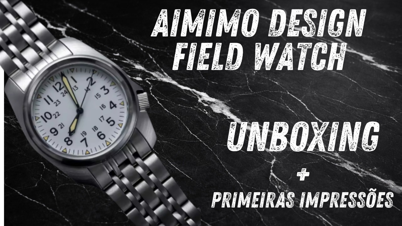 Aimimo Design Field Watch - O Melhor Custo-Benefício do Aliexpress?