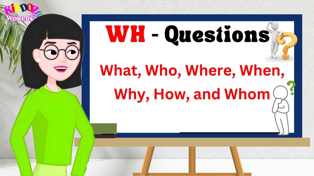WH Question Words for Kids | Vocabulary for Kids | How to Ask Questions in English