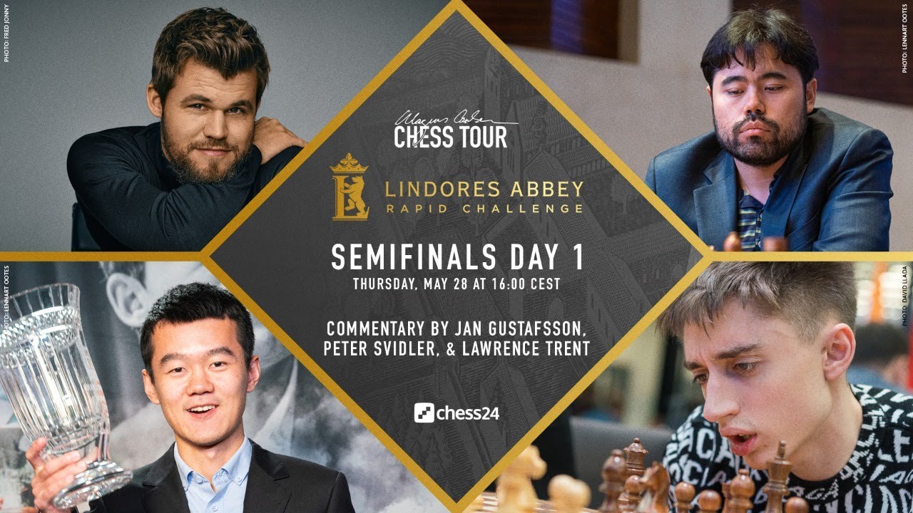 Lindores Abbey Rapid Challenge | Semifinals | Jan Gustafsson | Peter Svidler | L.Trent | Day 1