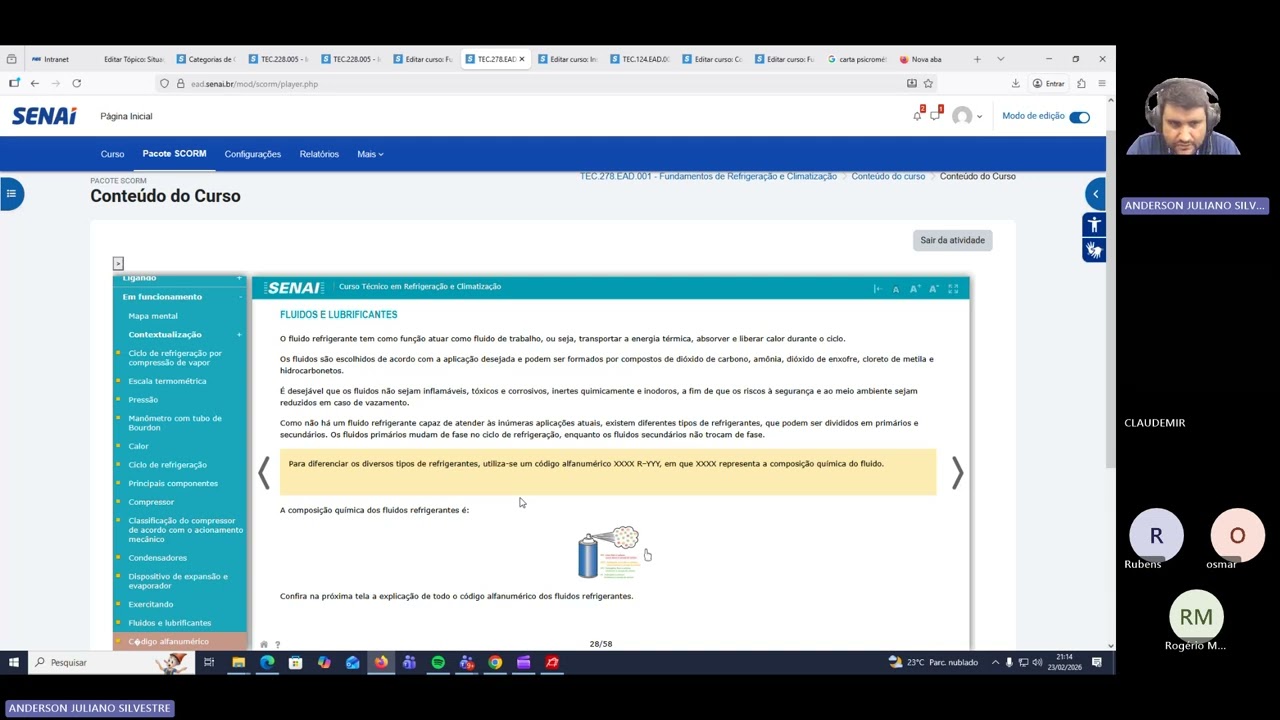 Web Aula TEC 278 EAD 001   Fundamentos de Refrigeração e Climatização 20260223 210309
