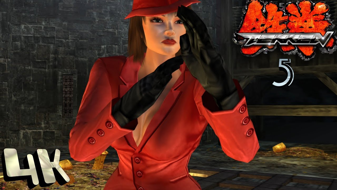 Tekken 5 | Anna(Red Dress) | Arcade Battle 2 | Pcsx2[PS2] 5k (2880p) wide-screen I.R. Gameplay