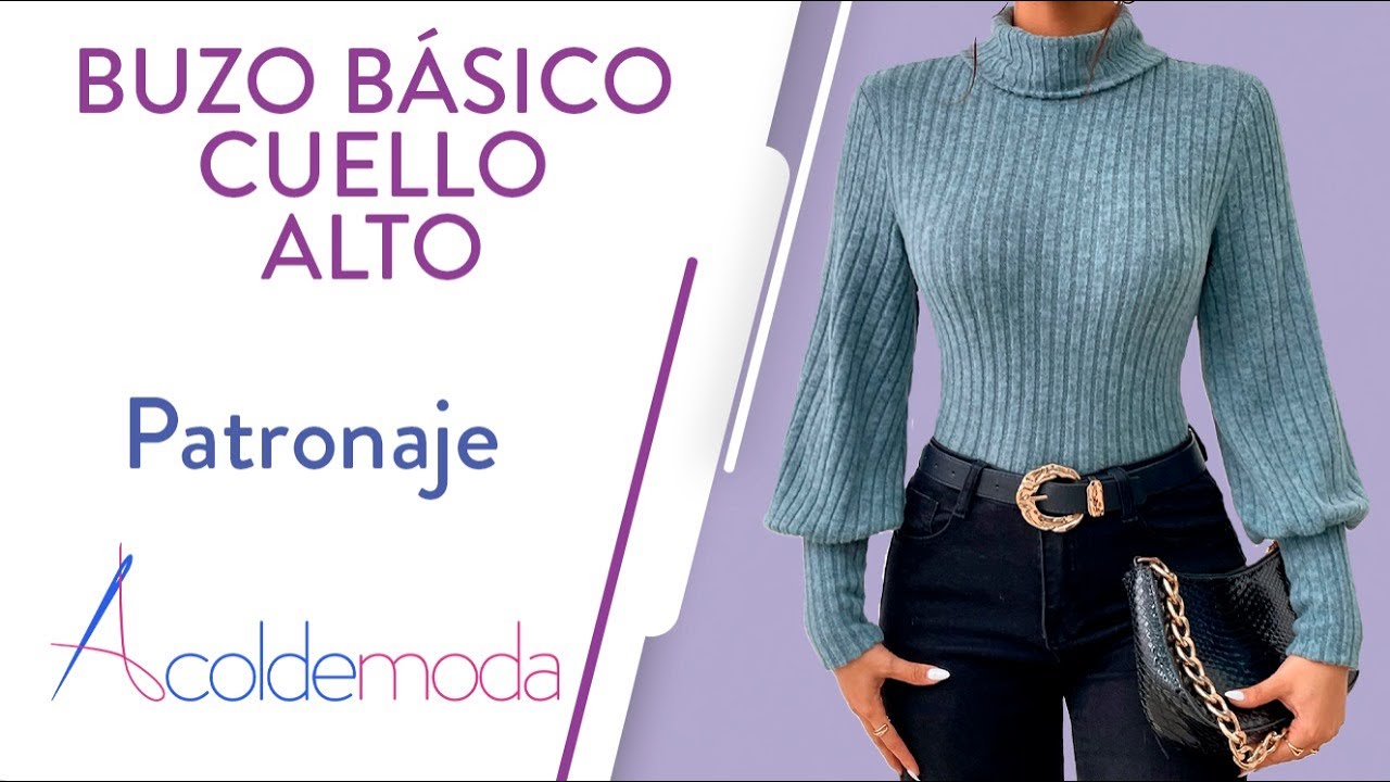 Clase 1: Buzo Cuello Alto | Patronaje | Curso Patronaje