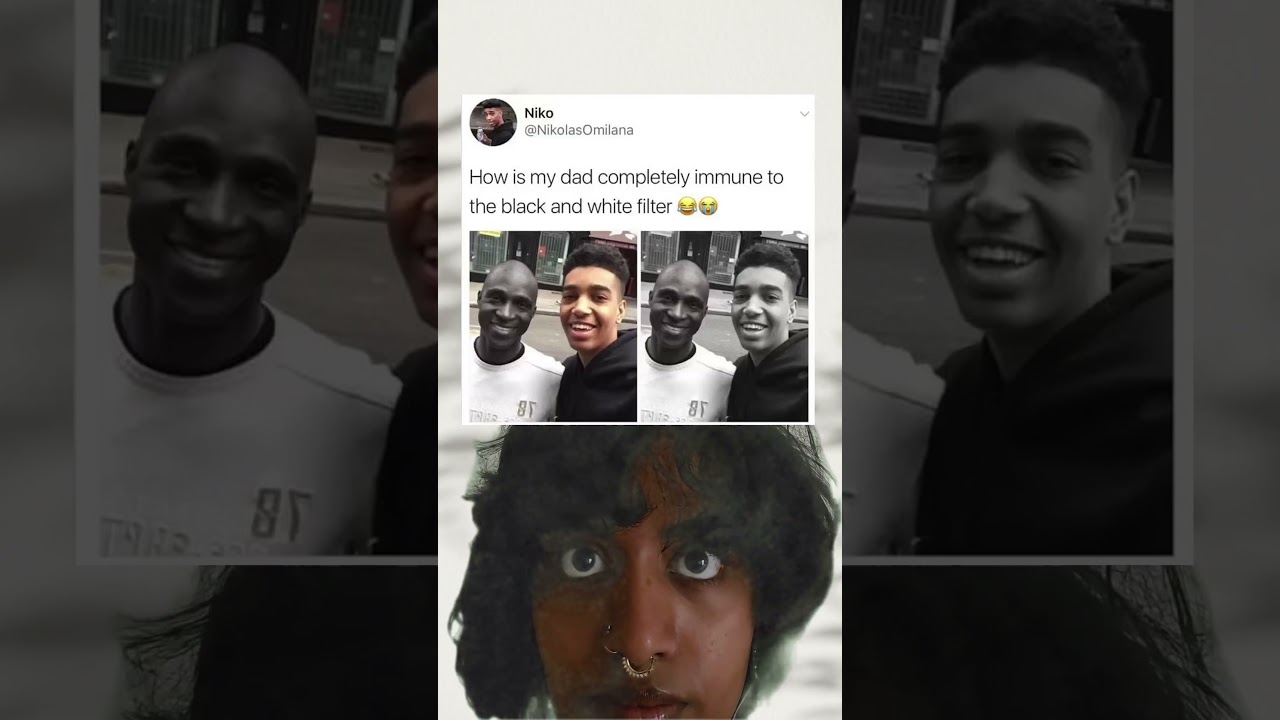 Black And White Filter Fails In The Funniest Way