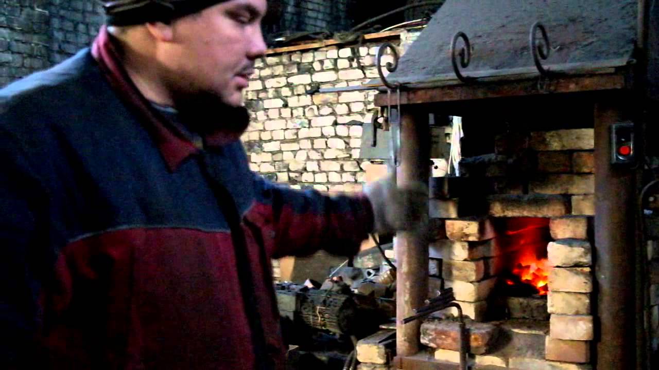 Ковка сетчатого булата продолжение