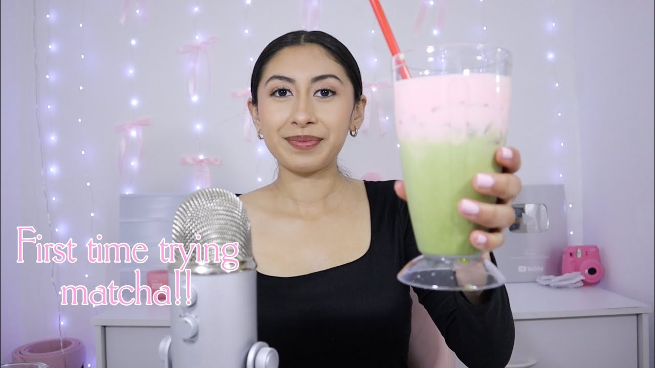 ASMR~Trying Easy Matcha and Iced Coffee Recipes!! 🍵☕️🍓