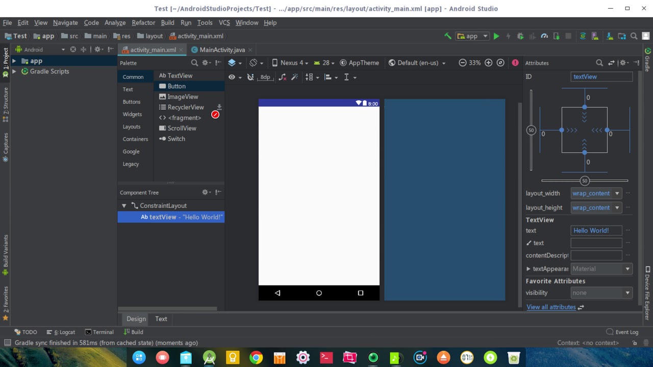 Views not showing on activity_main Android Studio (Solved)