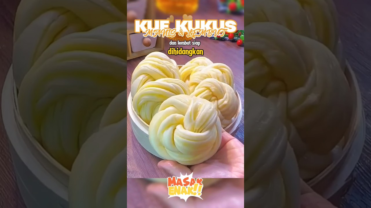 Resep Simpel Kue Kukus Manis dan Empuk #makanan #masakan #kue #cake