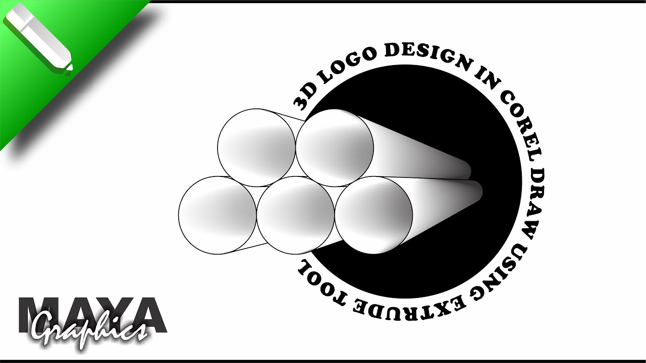Coreldraw Logo Design Tutorial :  How to Create Logo in Corel draw | Maya Graphics