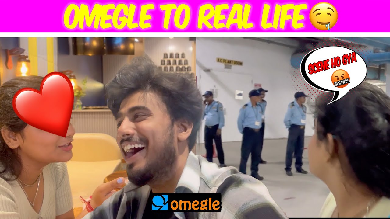 Omegle wali Ladki se Sath Date pai ? 😍| galat scene ho gya  😡 @Adrishyaa | Omegle India