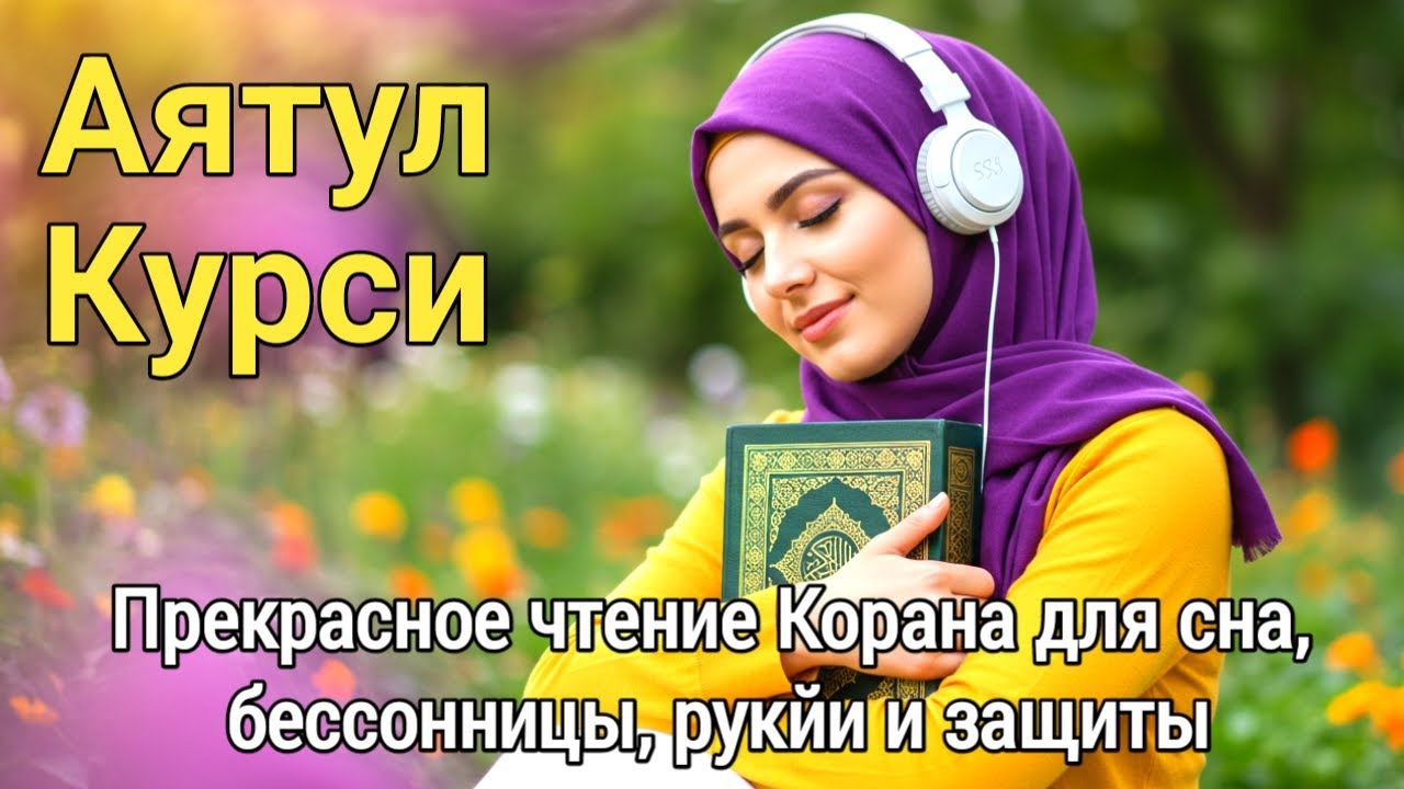 Повтор Аят аль-Курси перед сном для спокойствия  и защиты от негатива
