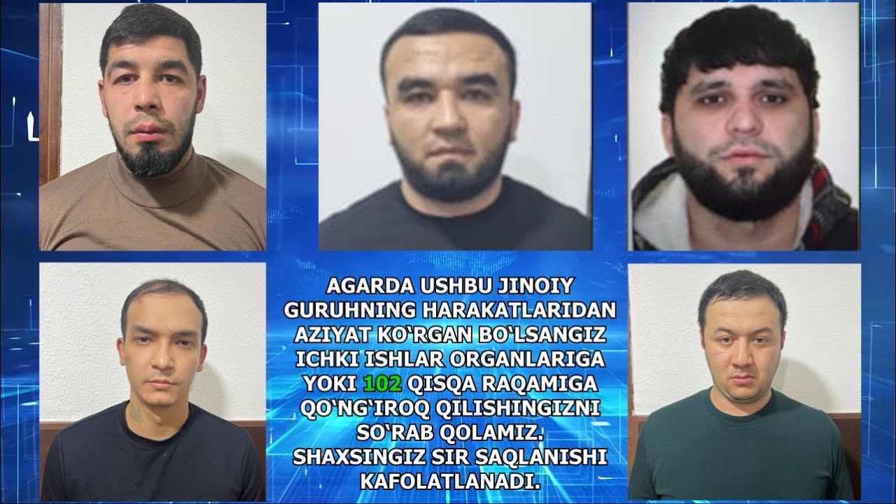 Andijon viloyatida uyushgan jinoyatchilar qo'lga olindi.