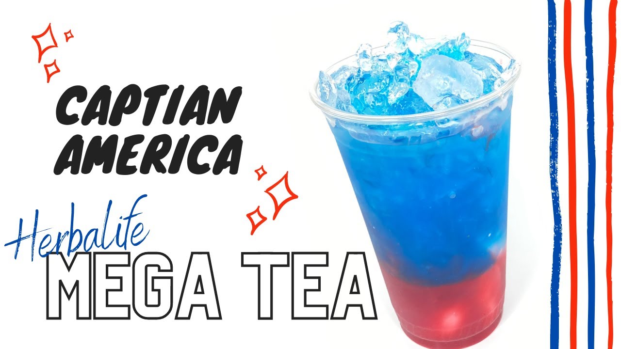 Captain America Mega Tea // How to Make an Herbalife Lifted Tea / Loaded Tea // Best Life Couple