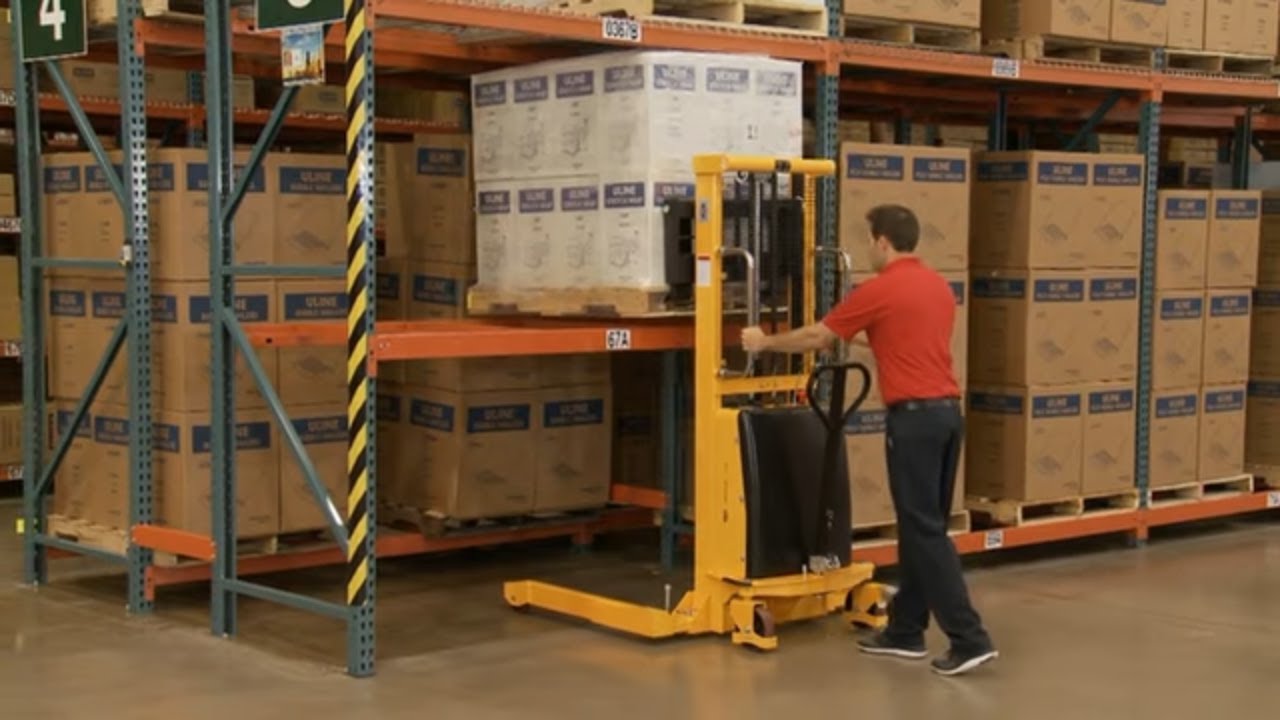 Semi-Electric Straddle Stackers
