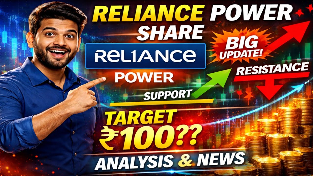 Reliance Power Share Analysis Today 🔥 | Latest News | Support & Resistance | Target 2026 🚀