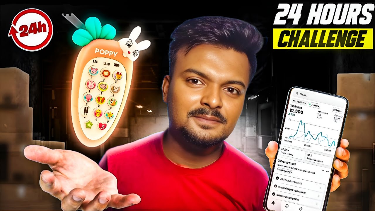 24 Hour Dropshipping Challenge – From Zero to Profit or Loss? | Dropshipping Challenge |Dropshipping