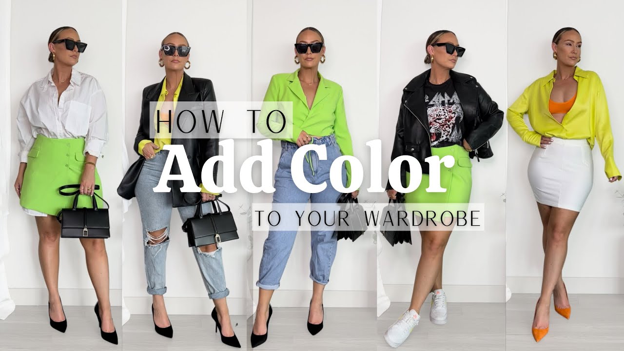 COLORFUL SPRING OUTFITS | HOW TO ADD COLOR TO YOUR NEUTRAL WARDROBE | TIPS & TRICKS | ZARA SPRING