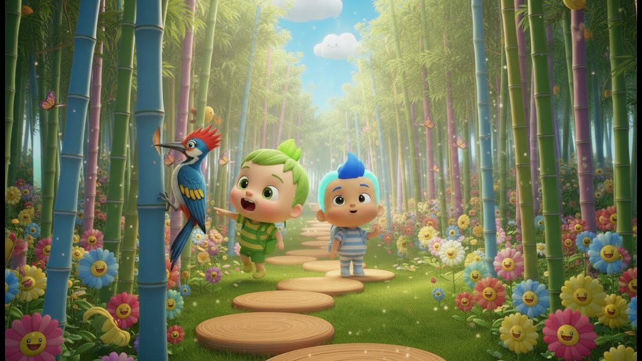 Os Sons do Bambuzal 🌿✨ | Música Infantil Mágica com Lulo e Tuti | Bambu Colorido