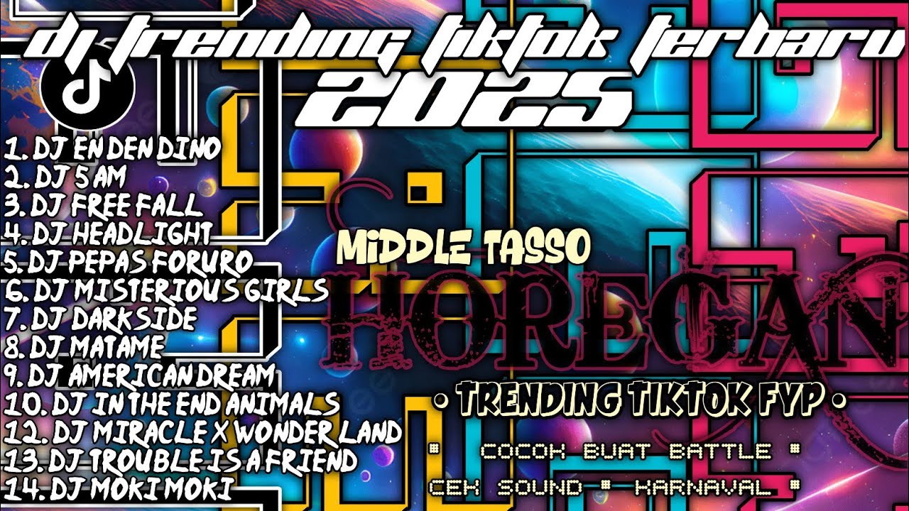 DJ TRENDING TIKTOK TERBARU 2025 •DJ  EN DEN DINO• DJ 5 AM • DJ FREE FALL • DJ HEADLIGHT •