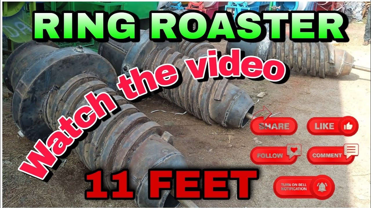 11 FEET MACHINE KA FULL DELTAILS, MURI MAKING MACHINE CHANA ROASTER MACHINE, BADAM ROASTER MACHNE