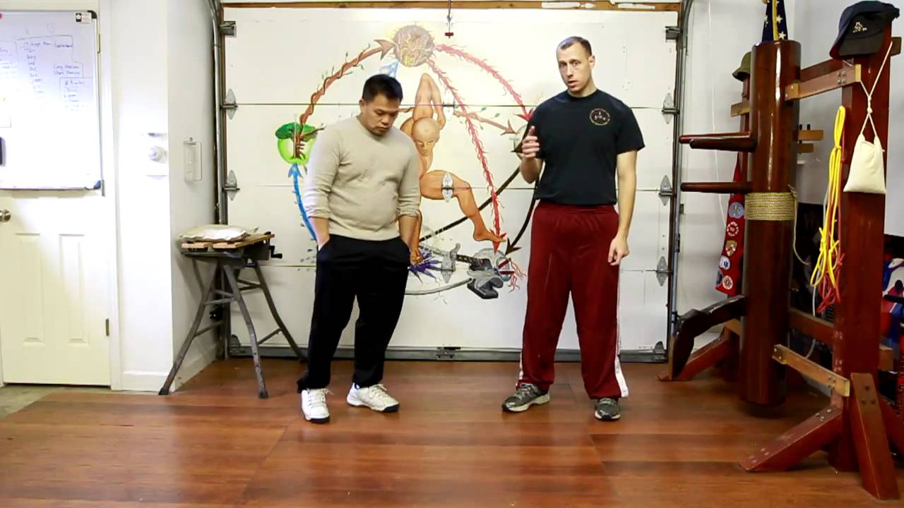 Wing Chun - Footwork with single sticky hands