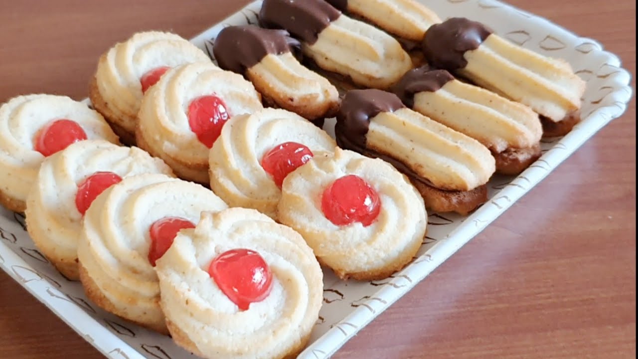 BISCOTTI MONTATI AL BURRO  (si sciolgono in bocca) | Ultimate Viennese biscuits recipe