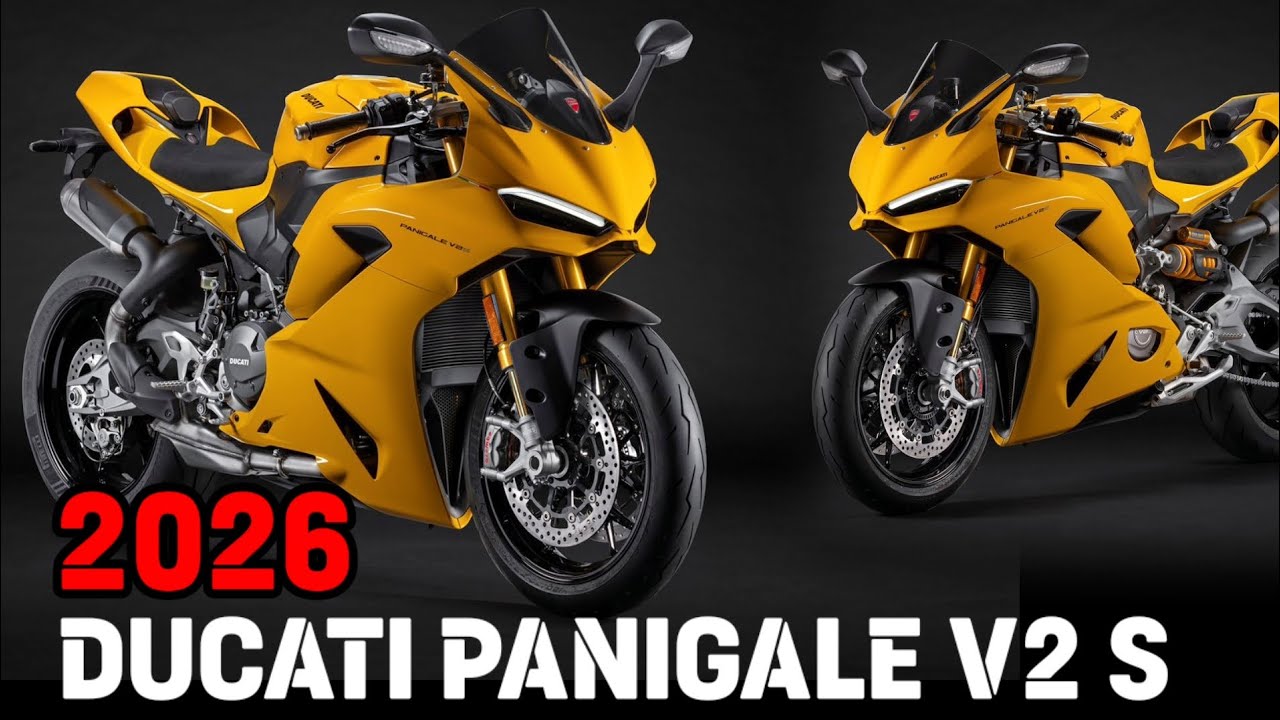 2026 DUCATI PANIGALE V2 S IN YELLOW GIALLO EDITION