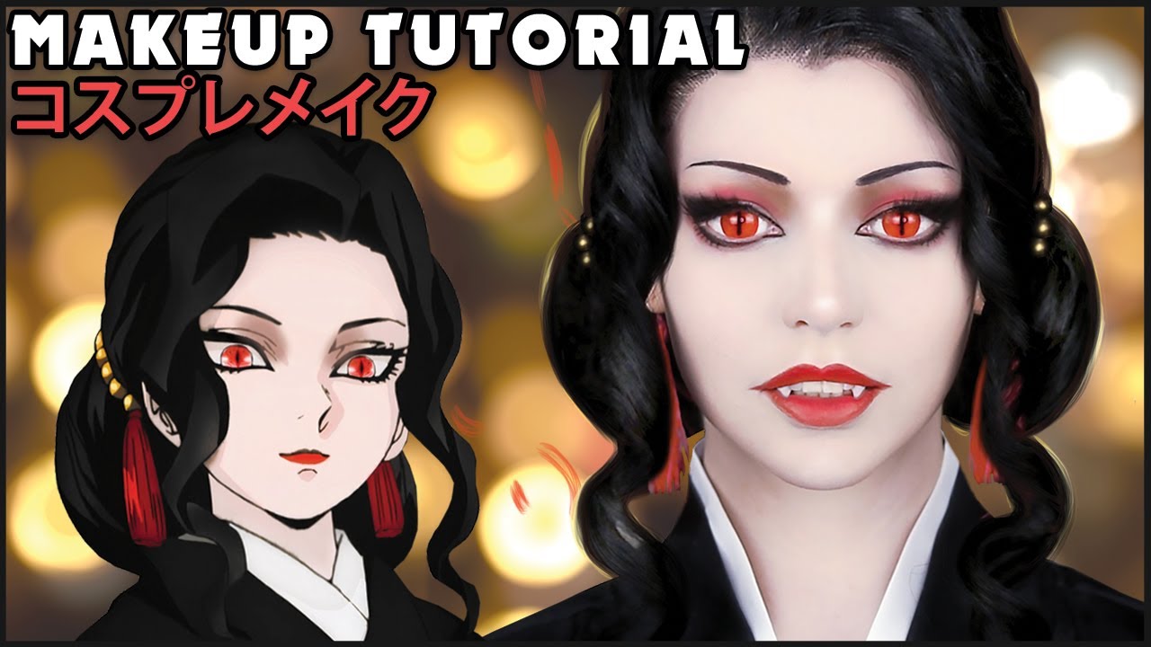 ☆ Muzan Cosplay Makeup Tutorial Demon Slayer ☆
