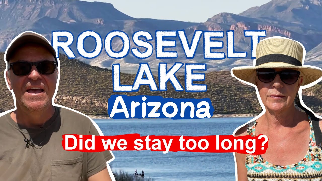 Camping at Roosevelt Lake, Arizona