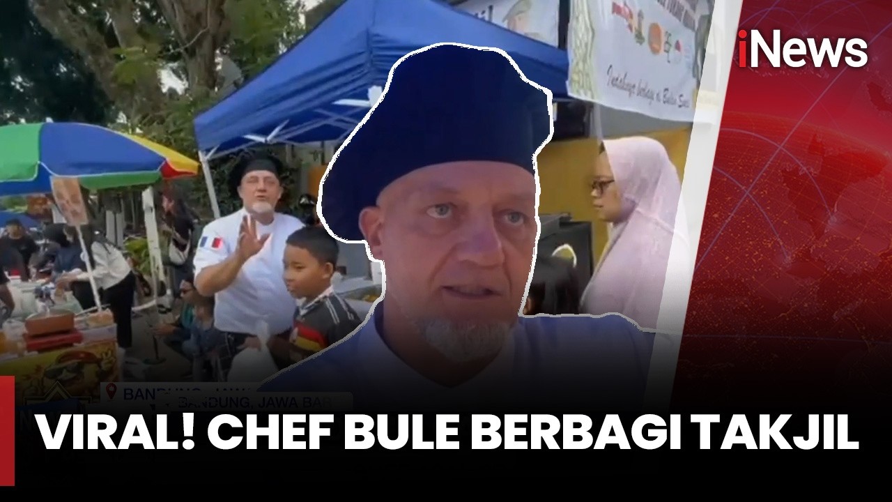 Chef Bule asal Prancis Bagikan 200 Bala-Bala di Bandung | iNews Pagi (3/3)