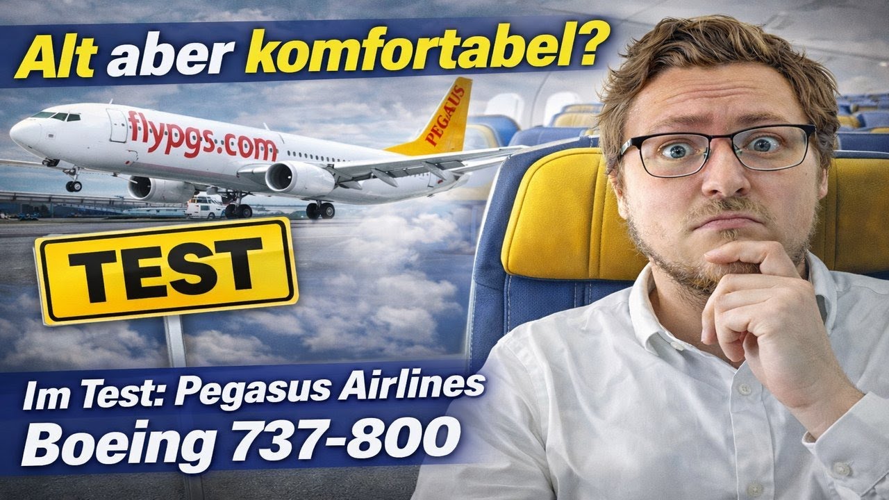 Alt aber komfortabel? Im Test: Pegasus Airlines Boeing 737-800