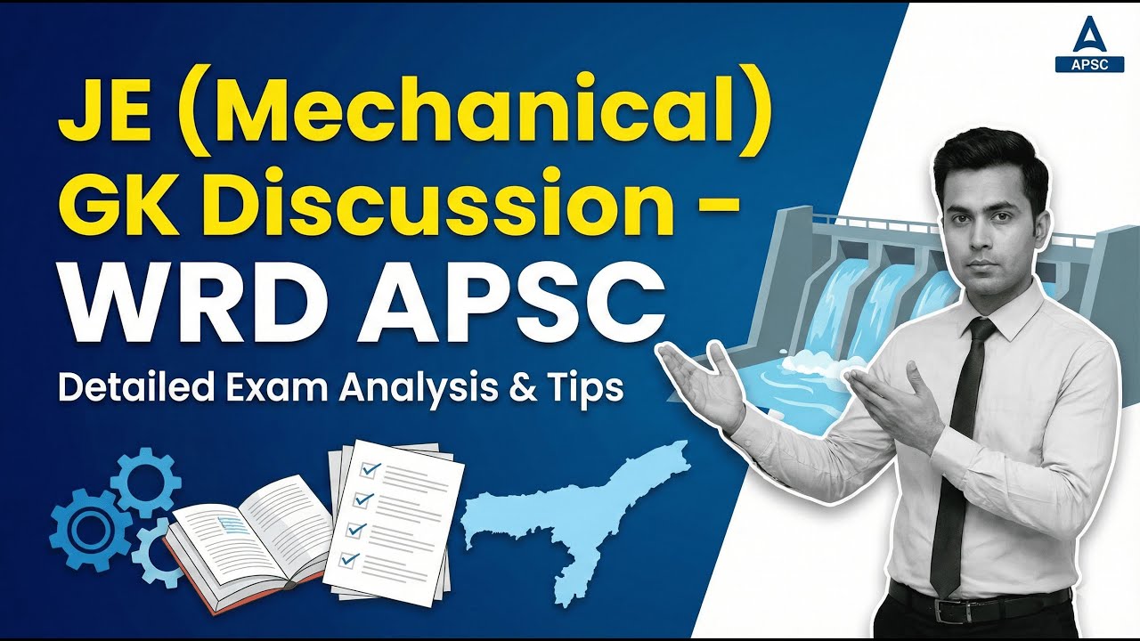 APSC Junior Engineer Mechanical GK Paper Review & Answers | WRD JE Discussion#apscaeje