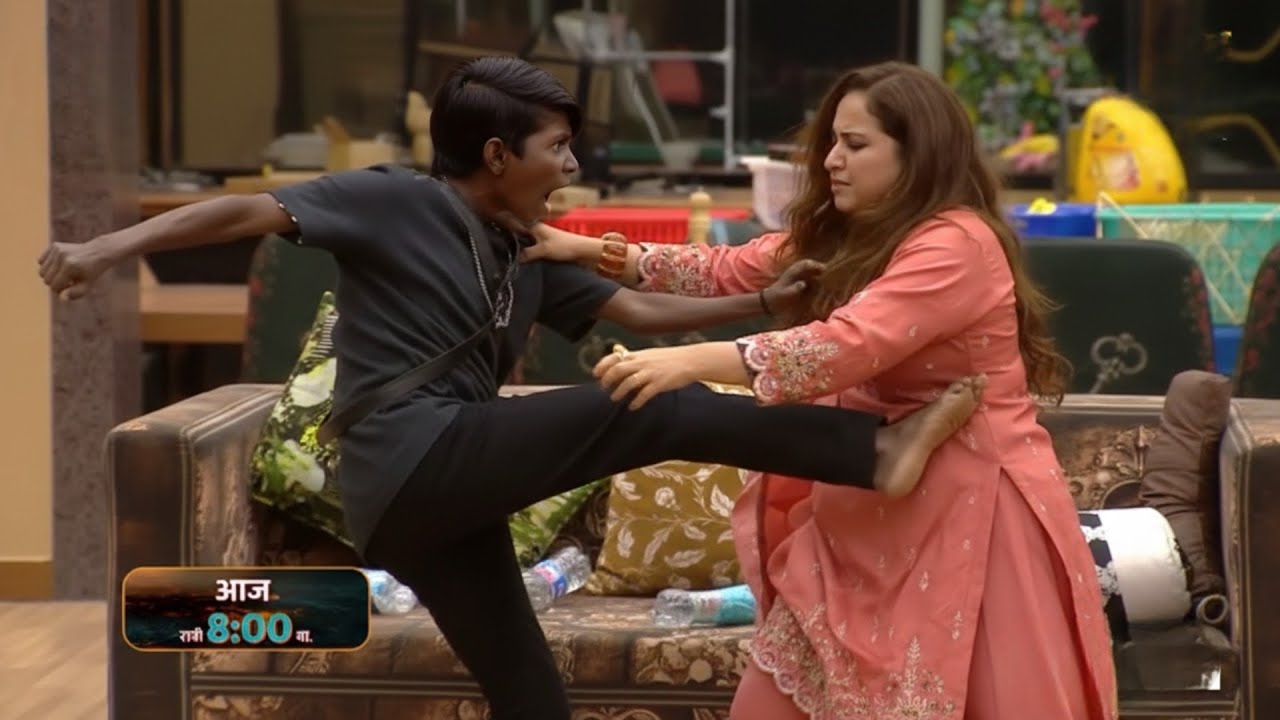 Prabhu Shelke Changed The Game With the Power Key | Prajakta And Prabhu Big Fight Bigg Boss Marathi