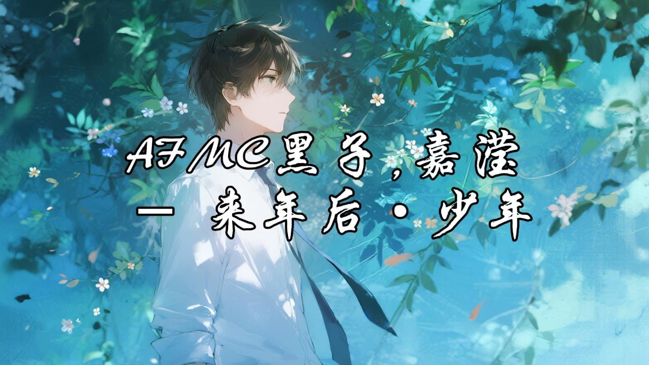 AFMC黑子,嘉滢 - 来年后·少年『追寻梦想 诗和远方，空空如也 执着眼光。』【动态歌词MV】