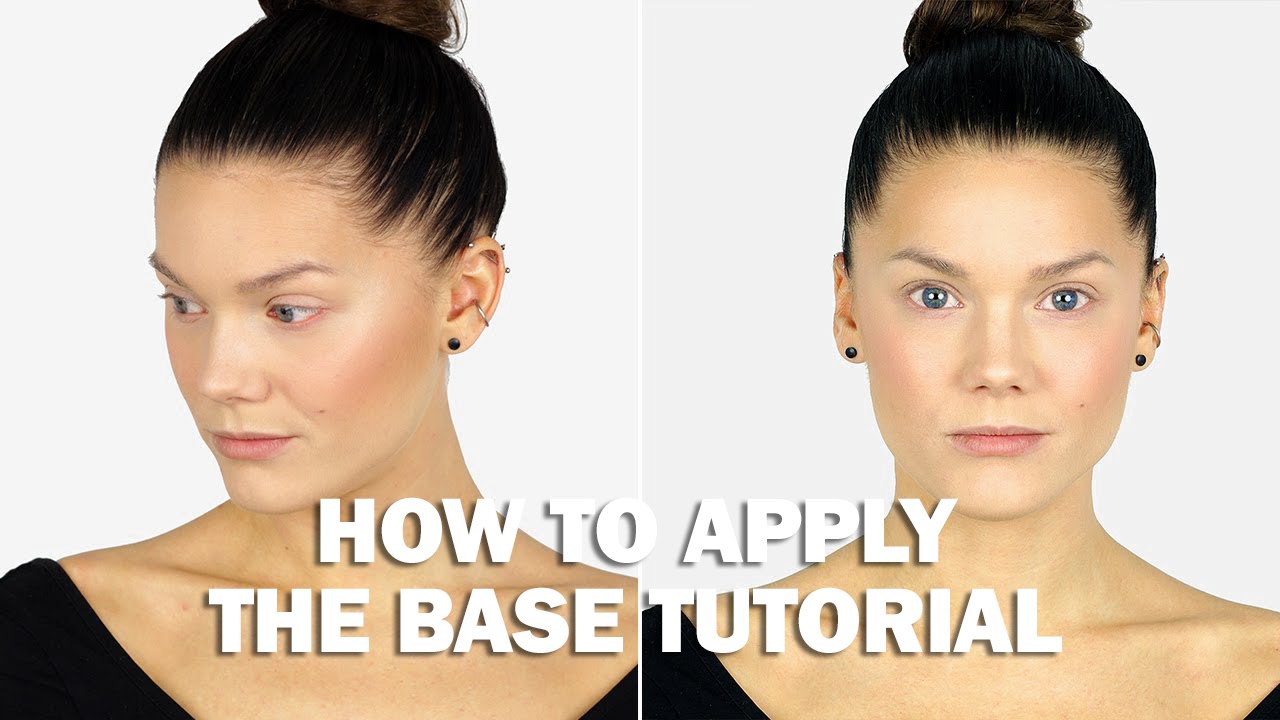 How to apply the base tutorial (with subs) - Linda Hallberg Makeup Tutorials
