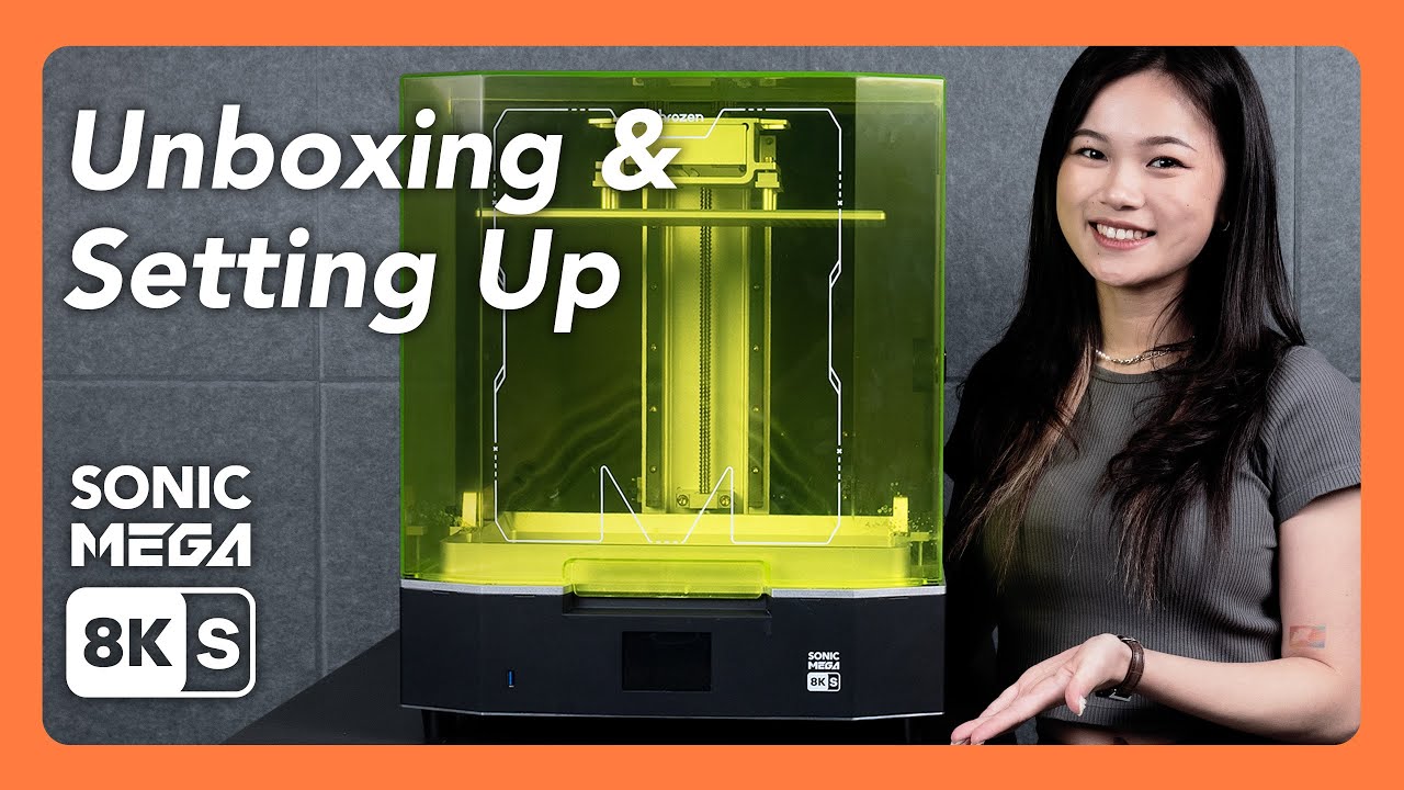Sonic Mega 8K S - Unboxing & Setting Up - Phrozen 3D Printer
