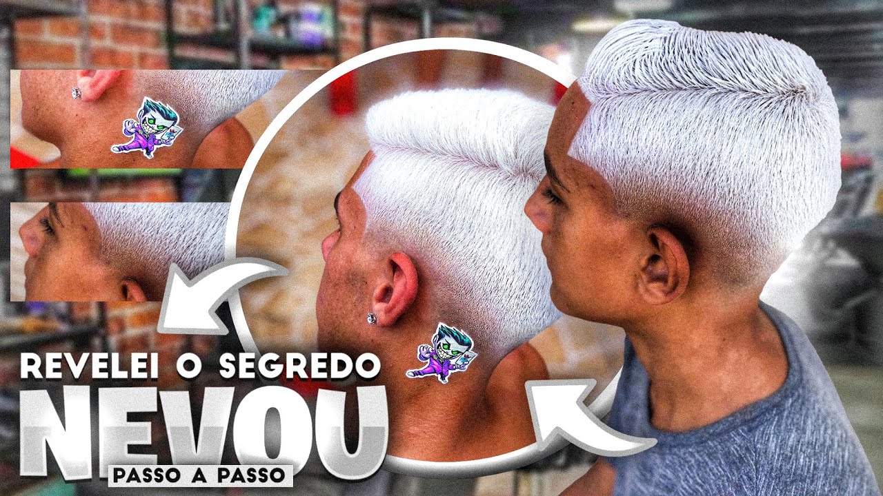 COMO DEIXAR O CABELO BRANCO NEVE 🥶🥶 Passo a Passo PLATINADO  (Sem Ardência) ❄️🧊🧊😱
