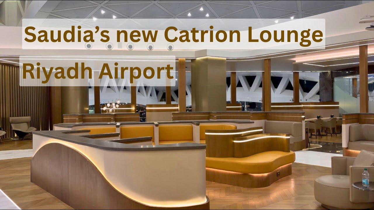 Saudia Business Class Pre-flight Lounge Experience