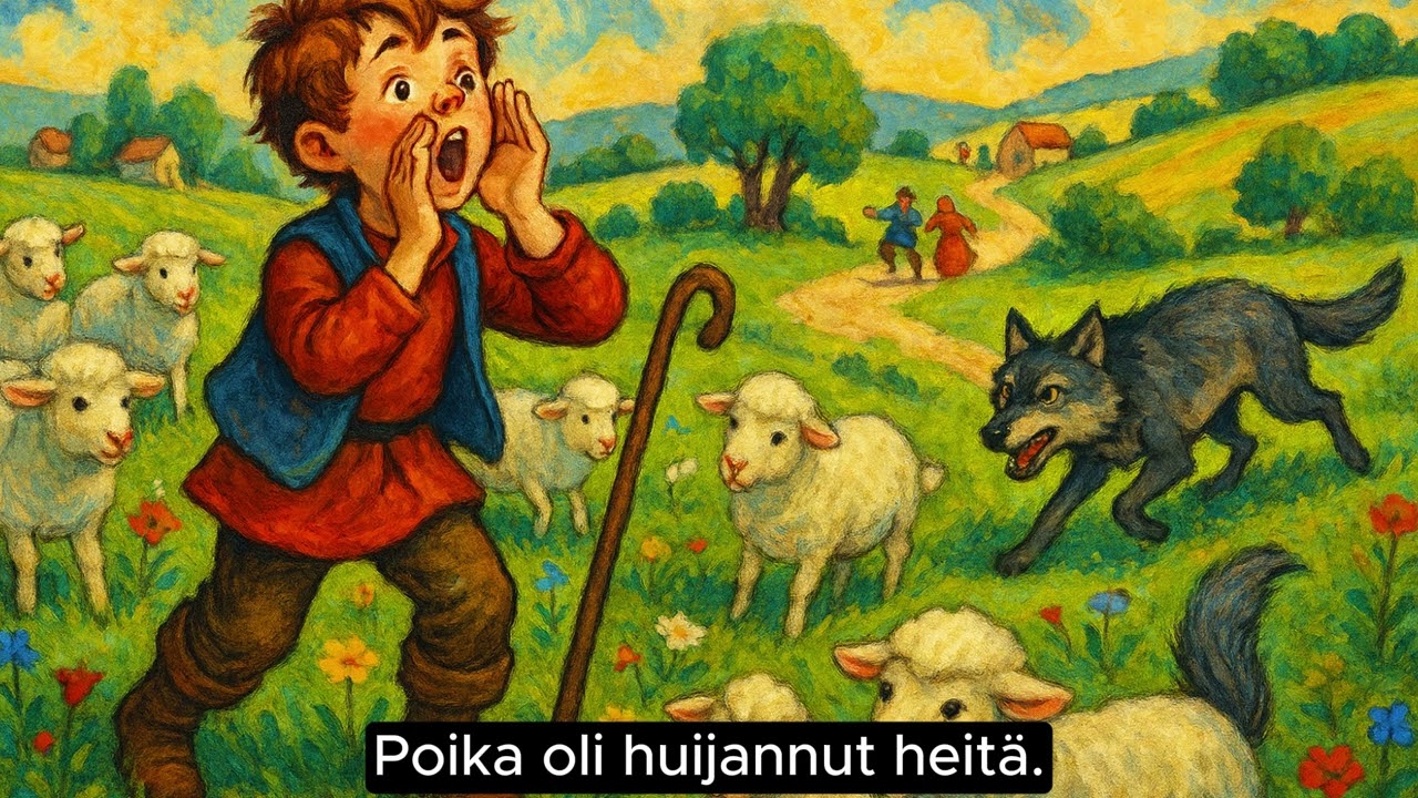 Helppo suomi - opi suomea - Poika, joka huusi sutta