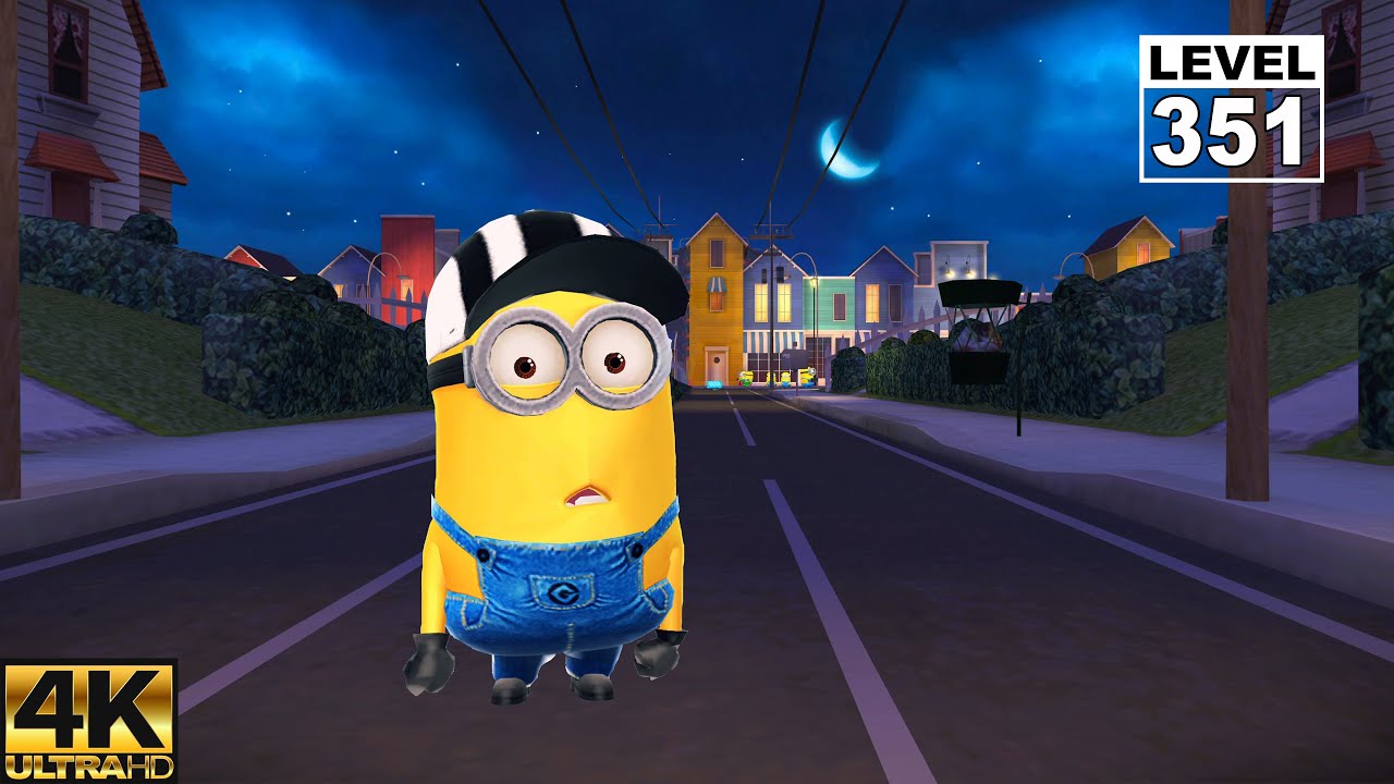 Minion Rush Referee minion Near miss an obstacle 60 times at Pier 12 | Lv.351 Ep.201 | UHD 4K